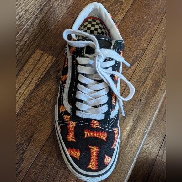 Vans x Thrasher limited edition old skool sneaker M Sz 8 W 10, low top - Picture 6 of 16